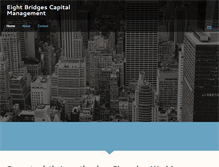 Tablet Screenshot of eightbridges.com